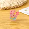 Lindos Clips de Acrílico y PP de Dibujos Animados para Animales Pequeños, Clips de Papelería para Estudiantes, Clips para Snacks, Clips para Notas, Clips Personalizables