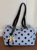 Bolsas Modernas Transfronteiriças Verão 2026 Nova Moda Leve Elegante Bolsa Feminina Bolinhas Nicho Versátil Simples Bolsa de Ombro