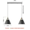 Luminária Pendente Nórdica, Estilo Industrial Simples, Balcão de Bar Minimalista, Restaurante Comercial, Restaurante de Hot Pot, Café, Iluminação para Sala de Jantar, Cabeça Única