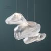Luz Nórdica para Escaleras de Dormitorio Forma de Nube para Sala de Estar Comedor Bar Villa Hotel Habitación Modelo Araña de Cristal Transfronteriza