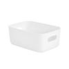Cesta de almacenamiento de escritorio cesta de plástico engrosado caja de almacenamiento para artículos diversos juguetes cosméticos cesta de almacenamiento para el hogar venta al por mayor de fábrica