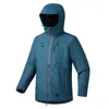 Jaqueta impermeável três em um estilo montanha para homens e mulheres, jaqueta esportiva funcional para atividades ao ar livre, corte solto para ciclismo, camping e caminhada