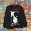 Erd Melancólico Rico Segunda Geração Retrato Retro Americano Estampa Rock Hip-Hop Bolso Cargo Calça Camiseta Manga Curta Solta Tendência Masculina e Feminina