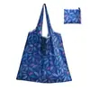 Bolsa de Compras Plegable, Nueva de Gran Capacidad, Bolsa Plegable Ecológica en Stock, Bolsa de Tote de Almacenamiento Plegable Portátil Impresa Creativa