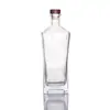 Botellas de tequila hechas a medida de fábrica, botellas de vidrio para vodka, botellas de vidrio para whisky, botellas de vidrio dispensadoras para vino tinto