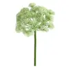 Flor de Renda Simulação Flor de Planta Verde Simples Moderna Flor de Cebola Flor Falsa Dente-de-leão Arranjo de Casamento Espuma Flor de Renda Simulação