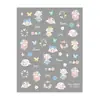 Redanco 5D en Relieve Ins Celebridad de Internet Pegatinas para Uñas Dibujos Animados Mariposas Flores Ovejas Pequeñas Calcomanías para Uñas He2062