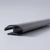Perfis de plástico extrudado ABS, perfis de canal e trilho industriais de ABS, tiras decorativas extrudadas feitas sob medida para aplicações em construção