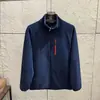 Asequible de doble cara de forro polar para exteriores otoño e invierno nuevo para hombre funcional con cuello alto cárdigan sudadera de forro polar chaqueta moderna