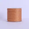 Hilo redondo encerado cosido a mano no suelta hebras 0.4/0.5/0.6mm eje pequeño hilo encerado hilo encerado de poliéster accesorios manuales para cuero DIY