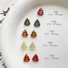 Cuentas de Cristal Checo Pintadas en Oro Doméstico Retro Caracol Pájaro Flor de Durazno Material Hecho a Mano Pulsera Cadena de Teléfono Móvil Accesorios de Joyería