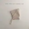 Gorro Coreano para Bebé Otoño e Invierno Cálido Cortavientos Protección para los Oídos Gorro de Punto para Niños y Niñas Gorro con Cordones para Recién Nacidos