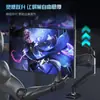Suporte para Monitor de Computador Braço Mecânico Mesa Giratória Tela Ajustável Base Cantilever Suporte de Mesa para Tela Dupla