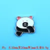 Serie de Osos de Dibujos Animados Lindos Accesorios de Resina Pegamento de Crema para Manualidades Funda de Teléfono Zuecos Pasador Llavero