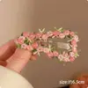 Pinzas para el pelo de flores para niños, Pinzas Bb para flequillo, Accesorios para el pelo con ambiente de primavera y verano, Pinzas laterales lindas para el pelo de la frente