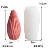 Molde Cilíndrico de Silicona con Rayas Geométricas y Textura Irregular 3D para Velas de Yeso para Aromaterapia y Decoraciones de Muebles