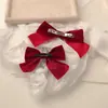 Coreano Ji Xiu Mesmo Estilo Big Bow Hairpin Jisoo Hairpin Internet Celebrity Girl's Head Clip Headwear Acessórios para o cabelo