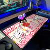 Mouse Pad Oversized Anime Pad para Teclado de Computador Crayon Pequeno Novo Mouse Pad Jogo Masculino e Feminino E-sports Mesa de Computador