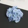 45 piezas de cabezas de flores de hortensia artificiales multicolores, pared de flores para bodas, materiales florales para fondo de salón de bodas, accesorios de fotografía, flores artificiales al por mayor