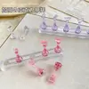 Herramientas de Manicura Soporte para Uñas de Práctica Transparente Aumentado Acrílico Pieza de Ajedrez Magnético Fuerte Soporte para Uñas Portátil Soporte de Exhibición para Tablero de Uñas