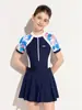 Maiô Vestido Novo Estilo 2025 para Meninas - Peça Única Estilo Vestido para Crianças Maiores, Atacado Fabricante de Moda Praia Infantil, Dropshipping para Meninas