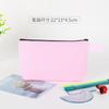 Bolsa de Lona para Lápices Logotipo Personalizado para Mujer Transfronteriza Amazon Cierre Cremallera Viaje Bolsa Cosmética Gruesa Bolsa de Almacenamiento para Papelería Venta al por Mayor