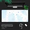 Mousepad extra grande com cor degradê e logotipo personalizado, adequado para uso em jogos e escritório como tapete de mesa para teclado