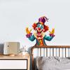 Circo Transfronterizo Payaso Divertido Pegatinas de Pared Removibles Decoración del Hogar Fiesta Papel Tapiz de Pared Embellecimiento Pegatinas Autoadhesivas