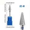 Broca de Tungstênio para Nail Art Escultura Moagem Base de Unha Etapa de Polimento Broca Pequena em Guarda-Chuva Máquina de Polir Ferramentas de Nail Art