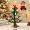 2026 Nova Decoração de Natal Pequena Árvore de Natal de Mesa Pacote de Material DIY para Casa Mini Enfeite Pequeno Presente