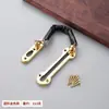 Cadena antirrobo de acero inoxidable engrosada para puertas de hotel y casa de huéspedes, cerrojo de puerta de alta resistencia, cerrojo de seguridad para puerta y pasador de bloqueo - al por mayor