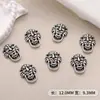 Accesorios Transfronterizos para Uñas, Estilo Punk Oscuro, Decoraciones Metálicas de Cruz Retro para Uñas, Accesorios Portátiles para Uñas DIY