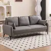 Sofá de Luxo Leve para Apartamentos Pequenos, Sofá Simples de Dois ou Três Lugares para Sala de Estar, Apartamento, Loja de Roupas, Casa de Aluguel, Área de Descanso, Sofá de Recepção
