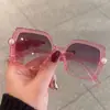 Óculos de Sol Infantis com Armação Grande e Pérolas Óculos de Sol Infantis para Proteção dos Olhos Óculos Decorativos Modernos e Fofos para Bebês, Homens e Mulheres