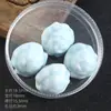 Estilo Retrô Bola de Rosa Grande Colar Pulseira de Contas de Cerâmica Material Contas com Furo Reto Contas Soltas Pingente Acessórios para Joias DIY