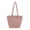 Bolsa tote bordada com letra de nicho para mulheres, nova bolsa estilosa para o dia a dia, bolsa de ombro de grande capacidade para sair
