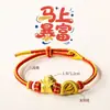 Festival del Bote del Dragón Hilo Rojo Hecho a Mano Zongzi Pulsera Jiangshan Unisex Año del Caballo Tejido a Mano Hilo Rojo de Año Nuevo Regalo Al por Mayor