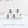 Amazon Xiyin Venda Quente 6x 10mm Contas Cerâmicas com Alfabeto Material para Fazer Pulseira DIY Infantil Conjunto de Contas