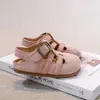 Zapatos Birkenstock Retro Estilo Coreano para Niños Primavera 2026 Zapatos Casuales de Marco de Moda para Niños Sandalias Romanas para Bebés Niñas