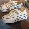 Zapatos de lona para mujer, novedad de verano 2024, con suela gruesa y suela interior fina, con aumento de altura, informales, estilo Joker, para estudiantes.