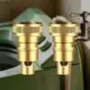 Válvula de Paro de Agua Totalmente Automática Anticaída para el Hogar, Adaptador de Boquilla de Agua de 4 Puntos para Grifo de Lavadora, Válvula de Paro de Agua Antiaflojamiento