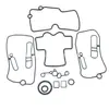 Kit de Reparación de Carburador para Motocicleta para Honda CRF150 CRF250 CRF450 TRX450