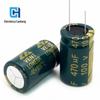 Capacitor eletrolítico de alumínio de alta frequência e baixa resistência 470UF100V dourado verde 100V 470UF 13 * 25MM 16*25/26mm