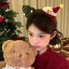 2025 Nova Faixa de Cabeça de Boneco de Neve Árvore de Natal Menina Coreana Acessório de Cabelo de Natal Design Divertido Faixa de Cabeça Acessórios de Cabelo Atacado
