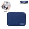 Bolsa de Armazenamento Digital de Três Camadas Caixa de Armazenamento de Cabo de Dados para Fone de Ouvido Disco Rígido Móvel Carregador U Shield U Disk Bolsa de Armazenamento de Energia