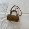 Bolso bandolera de lunares de nicho casual y elegante para mujer, nuevo bolso de mano para el día a día 2026, bolso Boston, bolso tote pequeño