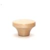 Accesorios para manijas de cajón de troncos, venta al por mayor de fábrica, manijas de madera maciza de un solo orificio con forma de hongo, manijas redondas con forma de hongo para muebles, manijas de madera