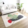 Alfombra de imitación cachemir al por mayor del fabricante Alfombra nórdica minimalista para sala de estar Alfombra para dormitorio junto a la cama Cobertura total Alfombra suave Felpudo