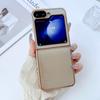 Funda Plegable para Teléfono Zflip6 para Samsung Zflip5/4 Transparente Electrochapada Zflip3 Funda Protectora Simple Resistente a Caídas