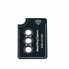 Adecuado para Película de Cámara para Teléfono Móvil Samsung A37, Vidrio Metálico de Alta Definición, Brillo Ojo de Águila, Aplicación Rápida Película para Lente A57